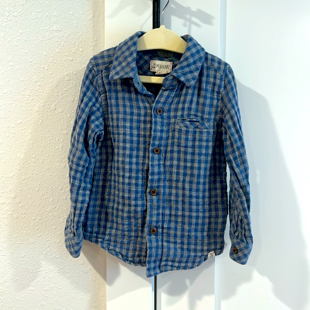 Me & Henry Checked Button Down